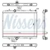 Radiateur, refroidissement du moteur 636029 Nissens 636029