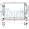 Radiateur, refroidissement du moteur 646904 Nissens 646904