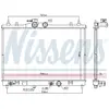 Radiateur, refroidissement du moteur 68763 Nissens 68763