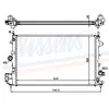 Radiateur, refroidissement du moteur 61914A Nissens 61914A
