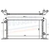 Radiateur, refroidissement du moteur 61883A Nissens 61883A
