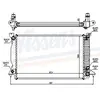 Radiateur, refroidissement du moteur 60314A Nissens 60314A