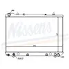 NISSENS Radiateur moteur pour DAEWOO: Musso & SSANGYONG: Musso (Ref: 61640)