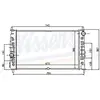 NISSENS Radiateur moteur pour CHRYSLER: 300M (Ref: 69016)