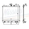 NISSENS Radiateur moteur pour NISSAN: Note, Micra (Ref: 68700A)