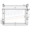 Radiateur, refroidissement moteur NISSENS 62468