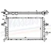 NISSENS Radiateur moteur pour OPEL: Astra & VAUXHALL: Astra (Ref: 63021A)