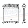 Radiateur, refroidissement du moteur 62708A Nissens 62708A
