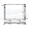 NISSENS Radiateur moteur pour MERCEDES-BENZ: Classe E, 124 Series (Ref: 62695A)