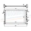 Radiateur, refroidissement du moteur 62156A Nissens 62156A