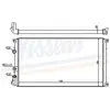 Radiateur, refroidissement du moteur 63812A Nissens 63812A