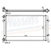 Radiateur, refroidissement du moteur NISSENS, par ex. pour VW, Seat, Skoda, Audi