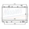 Radiateur, refroidissement du moteur 68114 Nissens 68114