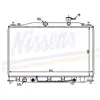 NISSENS Radiateur moteur pour HYUNDAI: Accent (Ref: 67503)