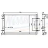 Radiateur, refroidissement du moteur 65011 Nissens 65011