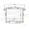 Radiateur, refroidissement du moteur 64882 Nissens 64882