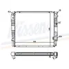 NISSENS Radiateur moteur pour VOLVO: 940, 960 (Ref: 65528A)
