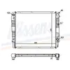 NISSENS Radiateur moteur pour VOLVO: 940, 960 (Ref: 65531A)