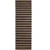 House Doctor Tapis Block 300x90cm marron/naturel - 900000166