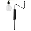 House Doctor Swing Applique murale 35 x 5.5 cm Noir