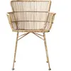 House Doctor Chaise de Salle à Manger Cuun Nature, Rotin, 60,5 x 62 cm