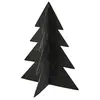 Décoration Sapin de Noël en métal coloris Noir - 2 Tailles