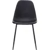 Chaise en tissu et acier noir Hdfound - House Doctor