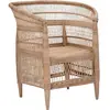 Fauteuil avec accoudoirs en rotin naturel Rika - House Doctor