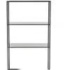 Etagère 3 étages en acier noir Modèle B - House Doctor