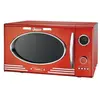 Four à micro-ondes rétro avec grill 23L Melissa 16330129 Rouge métallique
