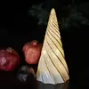 Sirius Figurine décorative LED Vilma, blanc/doré, hauteur 24 cm, verre...
