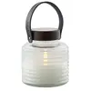 Sirius Lampe solaire LED Aston Jar, hauteur 16 cm, noir/marron, IP44