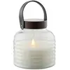 Sirius Lampe solaire LED Aston Jar, hauteur 20 cm, noir/marron, IP44
