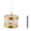 Sirius Pendentif décoratif Elly avec LED, Ø 7 cm, doré
