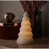 Sirius Lampe LED déco Claire, arbre de cire blanche 19cm
