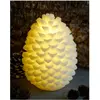 Sirius Bougie LED Clara en forme de pomme de pin, 20 cm