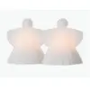 Sirius Figure déco LED Asta ange cire blanche, 10 cm, x2
