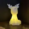 Sirius Figurine décorative LED Naja, blanche, hauteur 12 cm, cire, fon...