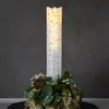 Sirius Bougie LED Sara Calendar, blanc/romantique, H29 cm