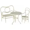 Maileg Table banc & chaise Souris Small Blanc cassé