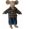 Maileg Papa souris Marron léger