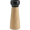 Moulin à poivre en chêne et marbre noir 18 cm Craft Oak/noir - Normann Copenhagen