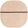 Normann Copenhagen Tapis confectionné à la main en laine vierge rosé 140x140