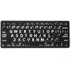 Logickeyboard Largeprint Mini (DE, Sans fil), Clavier, Blanc