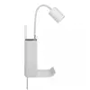 Nordlux Applique Roomi avec tablette et USB, blanche