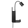 Applique murale roomi, Métal, Couleur Noir, GU10, H.28.2, IP20 / Nordlux Intérieur