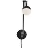 Nordlux - contina applique murale Verre et metal Noir G9 2010971003