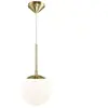 Nordlux Suspension élégant en laiton  et minimaliste avec sphère Ø15cm