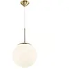 Nordlux Suspension Grant en laiton avec boule de verre Ø 25cm