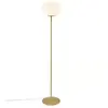 Nordlux SLV Alton Lampe sur pied en laiton et verre Blanc opale E27 IP20